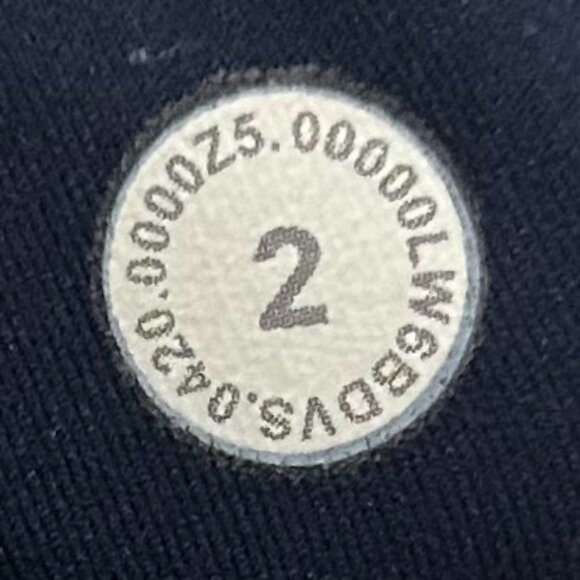 Lululemon High Rise Navy Leggings with Pockets Crop 23" Activewear Yoga Size 2 - Picture 5 of 7